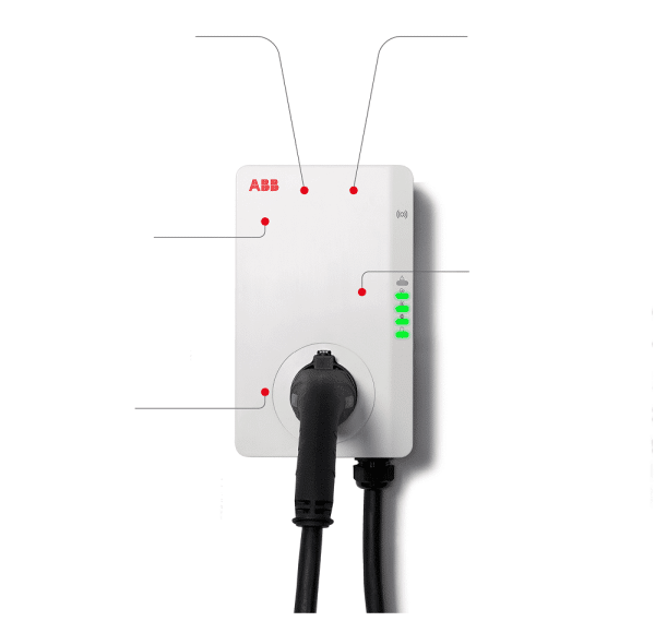 ⁦עמדת טעינה מנוהלת ABB Tarra 4G -22KW⁩ – תמונה ⁦4⁩